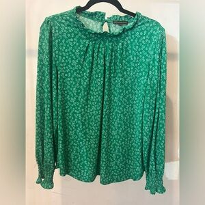 adriana papell | Green Floral Women's Top